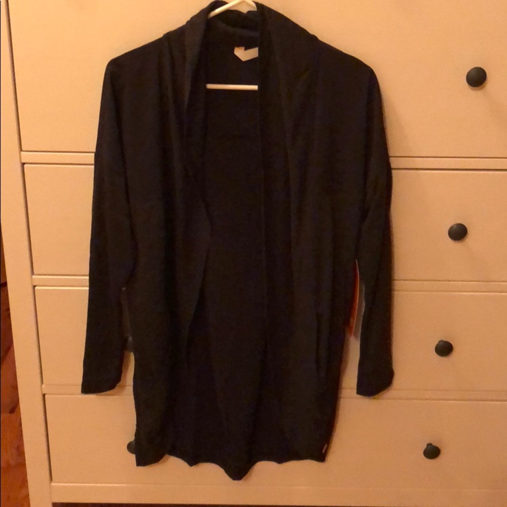 Lucy charcoal cardigan